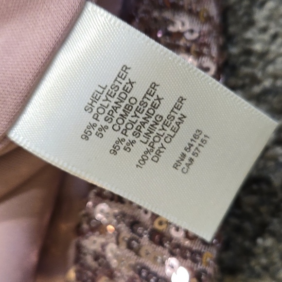 NWT Eliza J V Neck Sequin Blouson Dress sz 6 - Picture 12 of 13